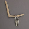 Silver Cone Earrings