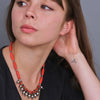 Red Bohemian Bell Necklace