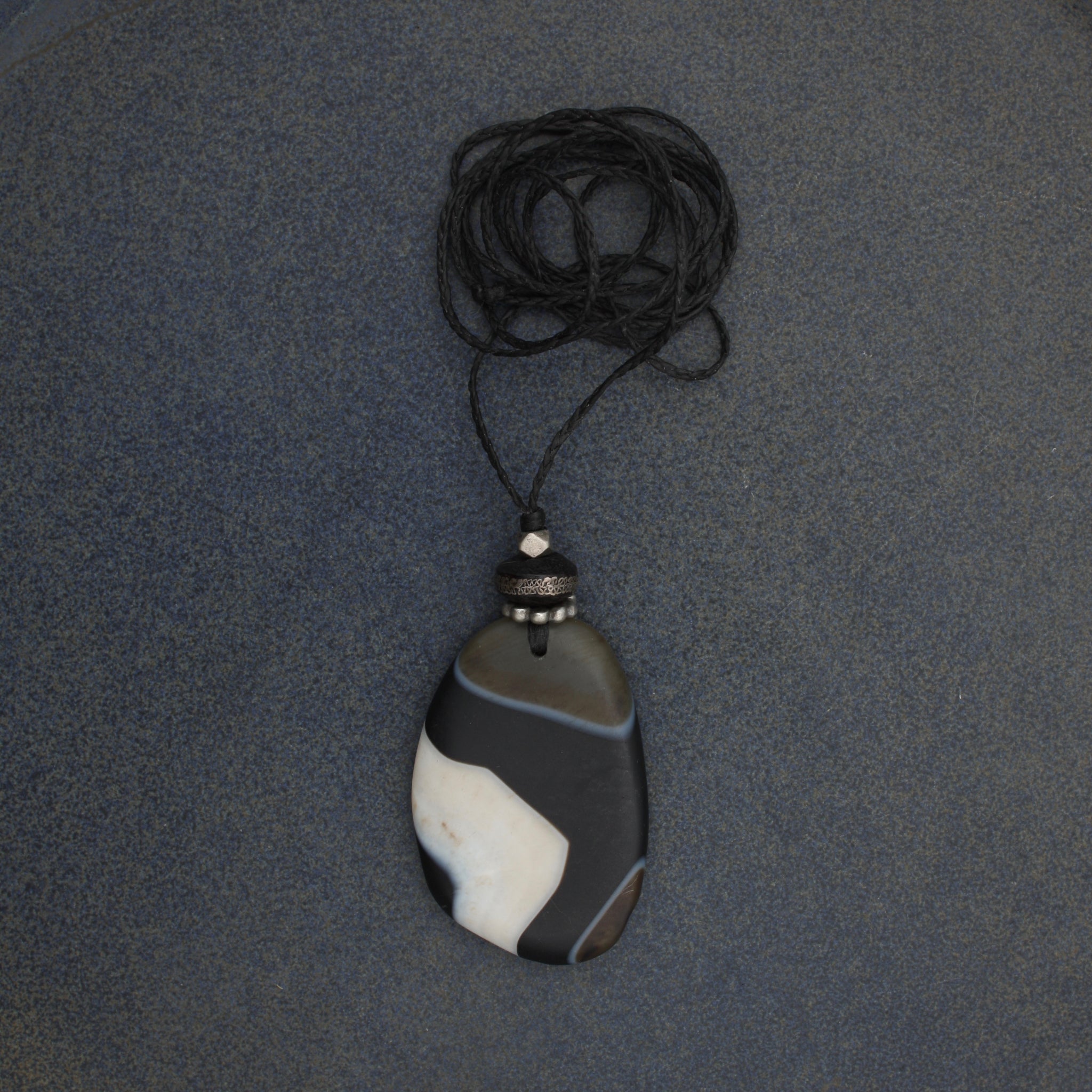 Long Botswana Agate Necklace