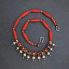 Red Bohemian Bell Necklace