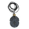 Black Serpentine Chord Necklace