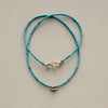 Turquoise Heishi and Silver Necklace