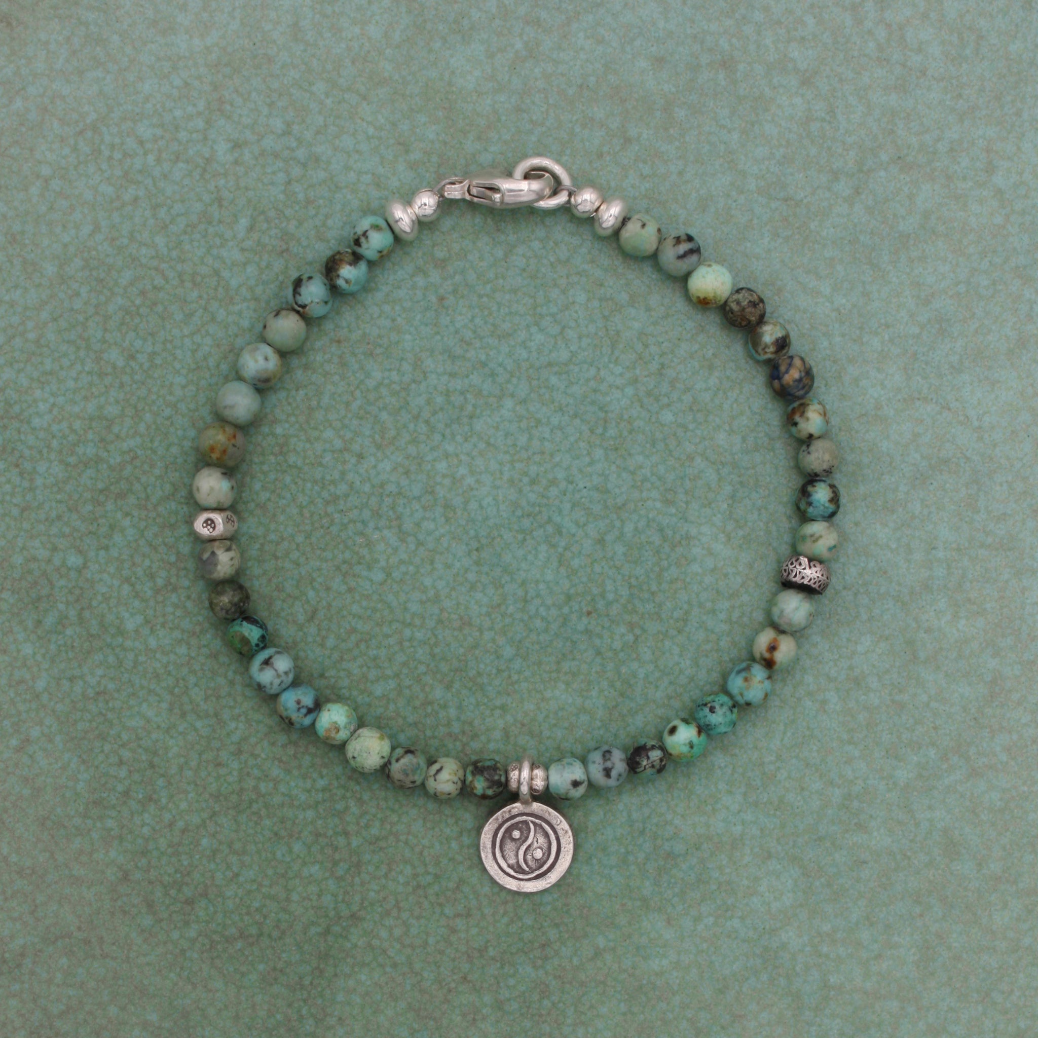 Turquoise Yin Yang Bracelet