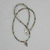 African Turquoise Leaf Necklace
