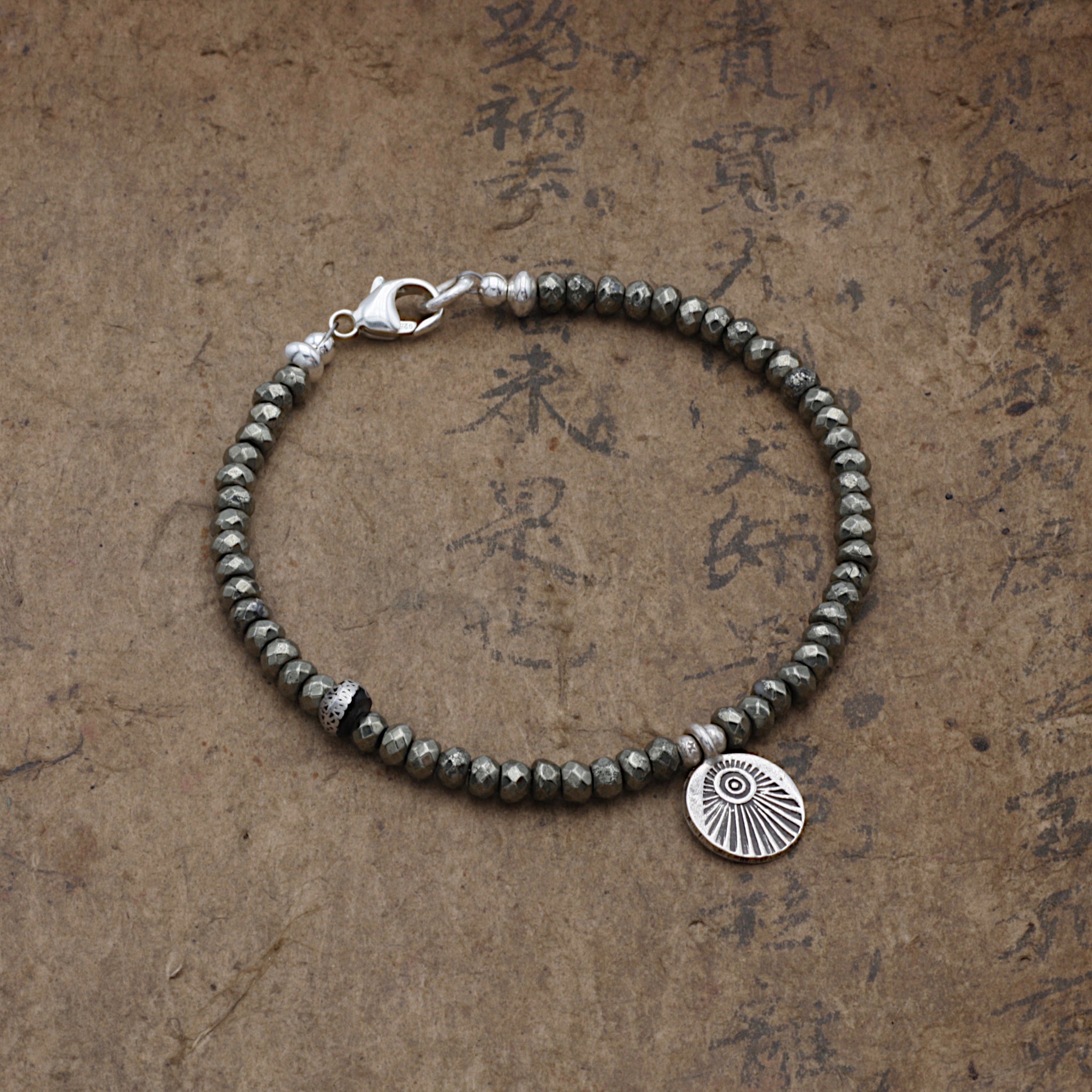 Pyrite Sun Bracelet