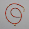 Vermeil Coral Necklace