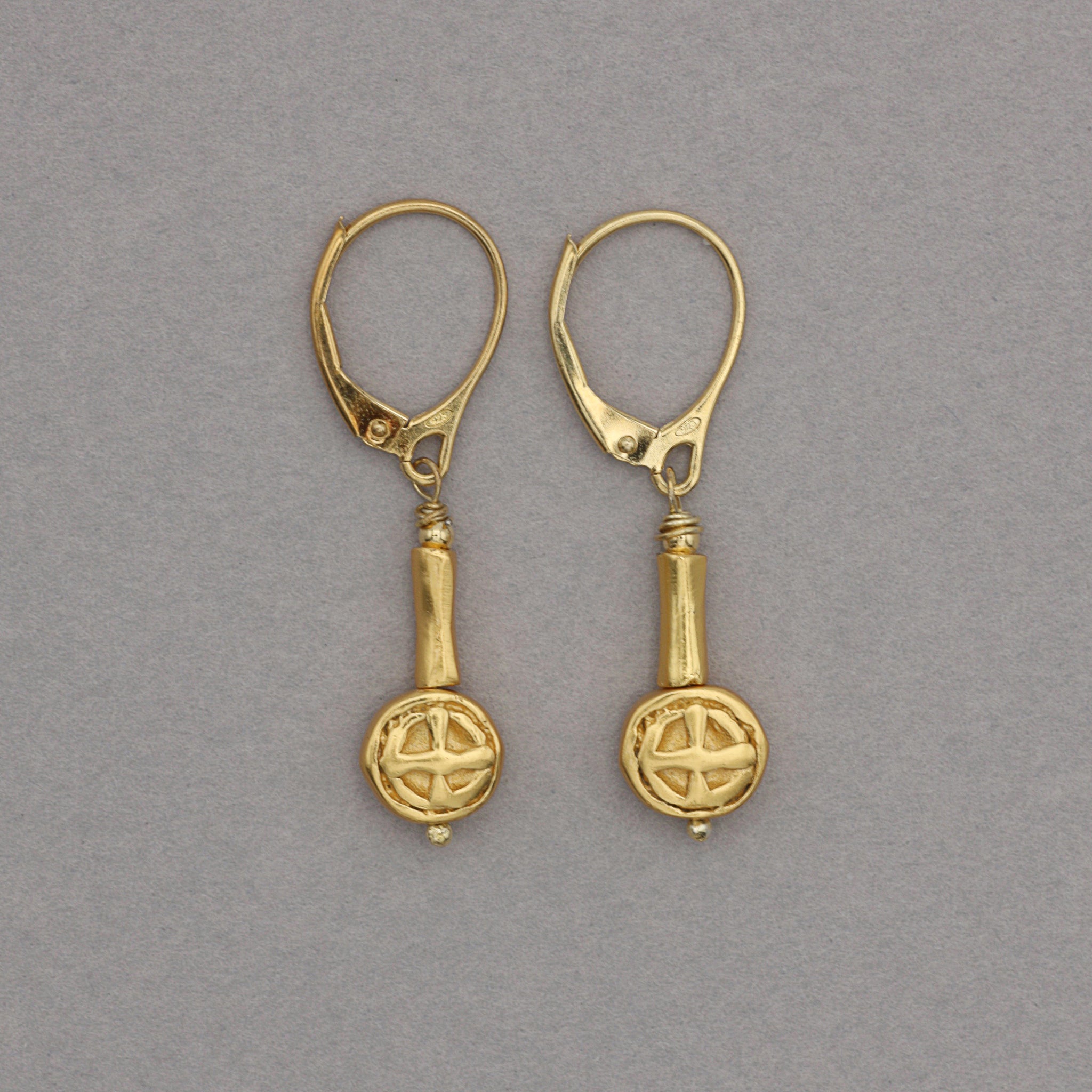 Aztec Sun Earring