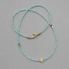 Chalcedony Necklace with Aztec Pendant