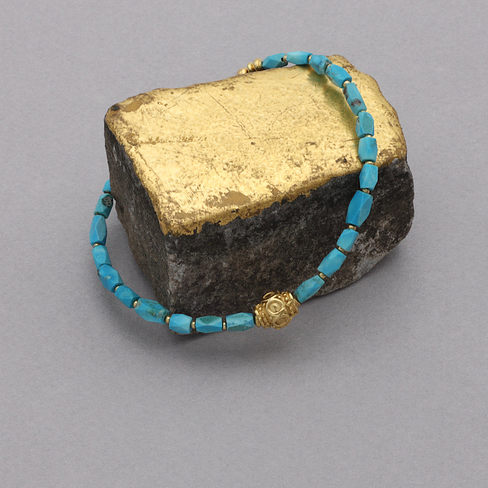 Faience Aztec Bracelet