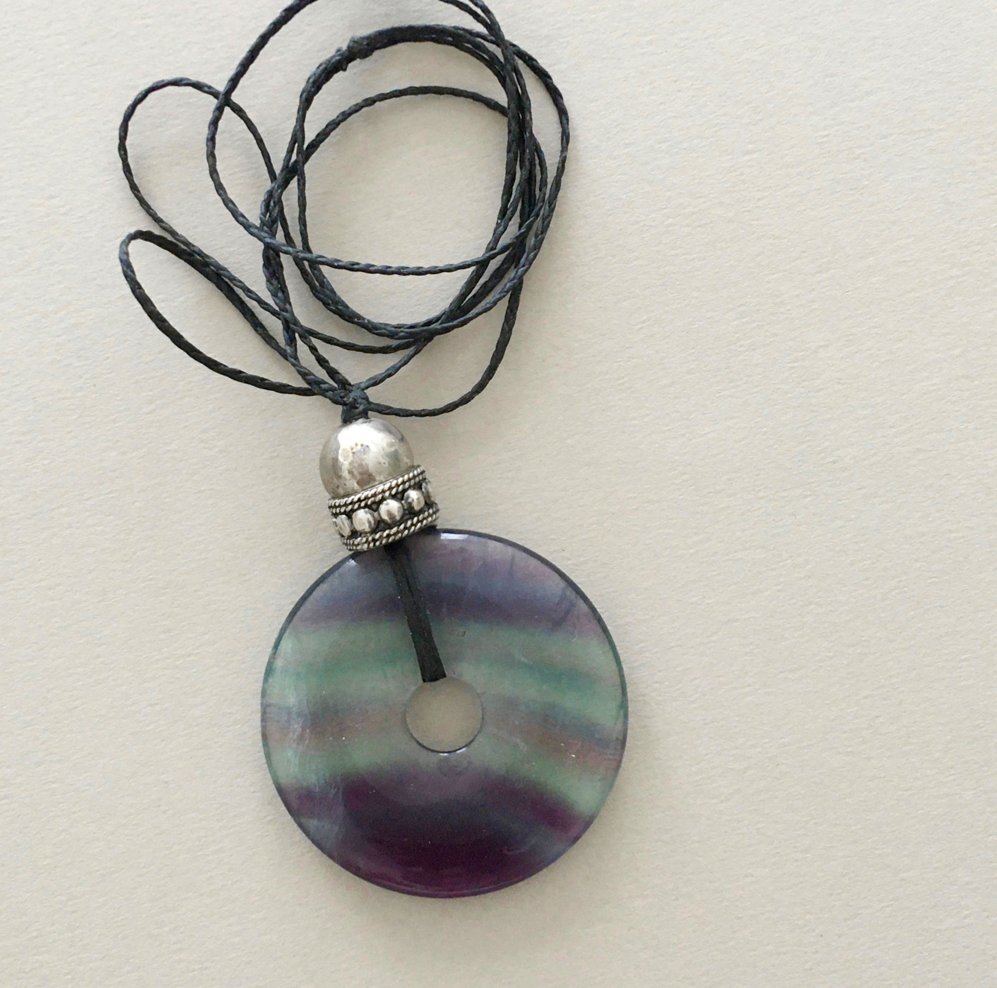 Florite Disc Necklace
