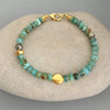Peruvian Opal Bi-Color Bracelet