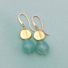 Peruvian Opal and Goldmoon Earrings