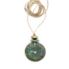 Turquoise Disc Necklace