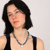 Agate Necklace with Omani Coin Pendant