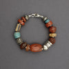 Carnelian and Silver Bracelet