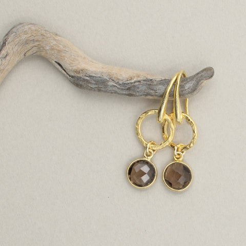 Smoky Quartz Earrings