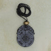 Black Serpentine Chord Necklace