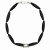 Black Onyx Tube Necklace