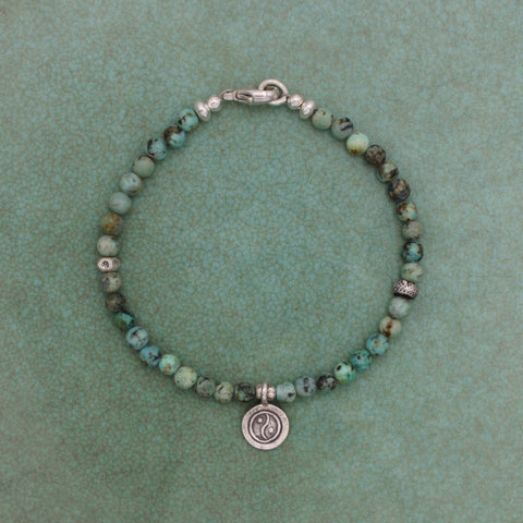 Turquoise Yin Yang Bracelet