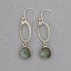 Labradorite Silver Earrings