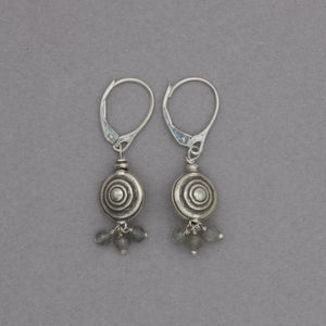 Karen Silver Spiral Earrings