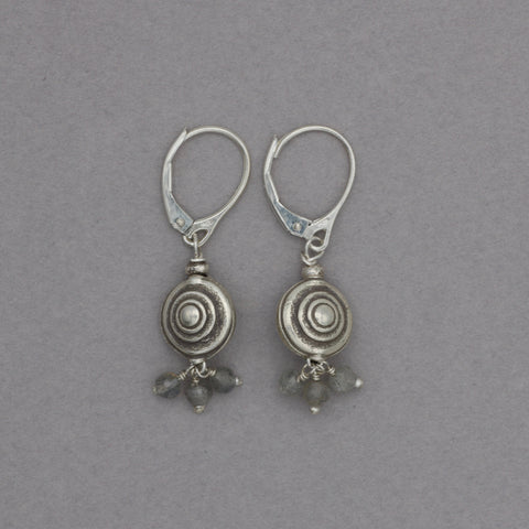 Karen Silver Spiral Earrings