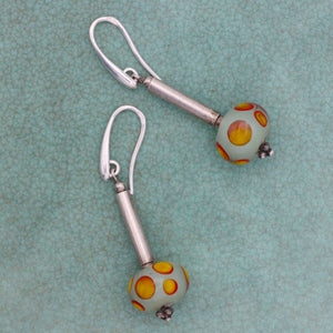 Dotted Glass Earrings