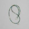 Turquoise and Karen Silver Necklace