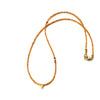 Hessonite Teardrop Necklace