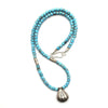 Heishi Turquoise and Navajo Shell Necklace