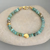 Peruvian Opal Bi-Color Bracelet