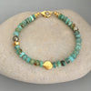 Peruvian Opal Bi-Color Bracelet