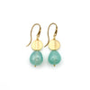 Peruvian Opal and Goldmoon Earrings