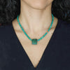 Turqoise Necklace with Amazonite Pendant