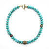 Turquoise Necklace with Nepalese Bead